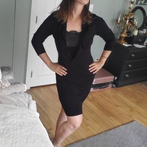 Beautiful Black Sweater Dress